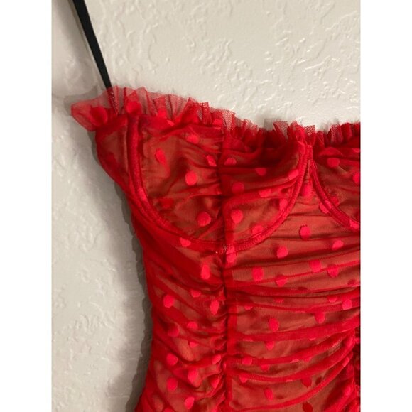 Marjorelle Revolve Women's Red Wyn Bodysuit One Piece - Small - Picture 5 of 15